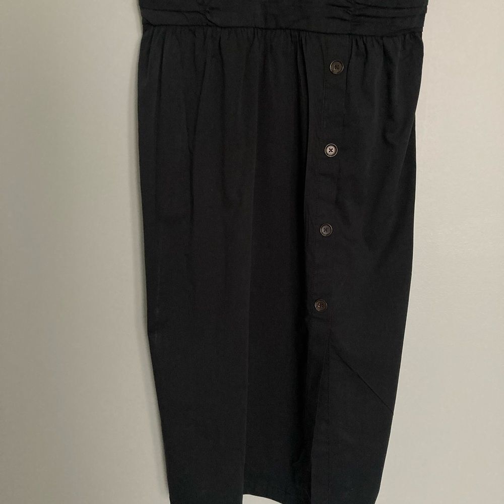 BANANA REPUBLIC Black Halter Dress Size 14 Tall NWT - Picture 4 of 9